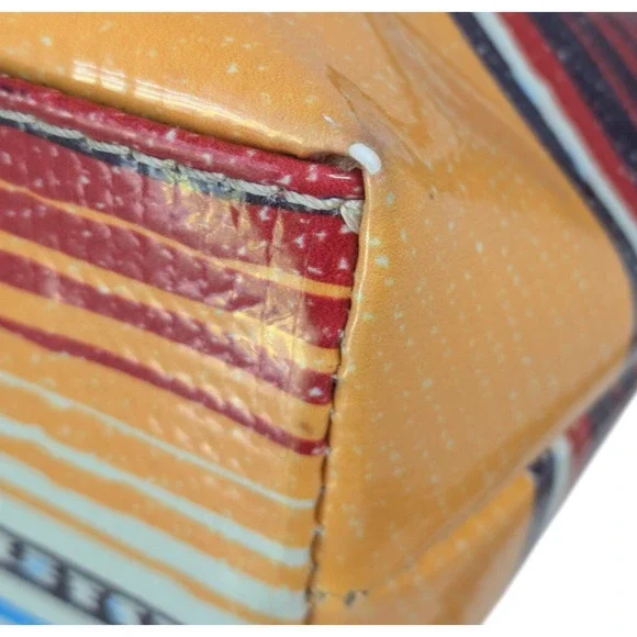 Consuela Downtown Crossbody Bag in Deanna Canvas Stripe Multicolor Yellow Blue - Picture 15 of 16